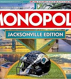 Jacksonville Monopoly Board Game for 2-6 Players Family Fun Night 2