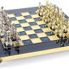 Greek Roman Army Chess Set Brass Copper with Red Board 4 Greek Roman Army Chess Set Brass Copper with Red Board 4
