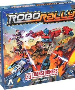 Robo Rally Transformers Racing Board Game for 2-4 Players Ages 14+