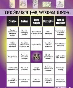 Wisdom Teen Bingo Game for Fun Learning and Engagement 2
