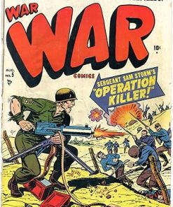 War Comics Issue 5 1951 Atlas Korean War Sol Brodsky VG Condition