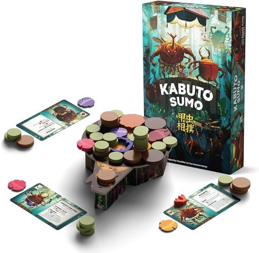Kabuto Sumo Bug Wrestling Board Game for 2 to 4 Players 15-20 Minutes