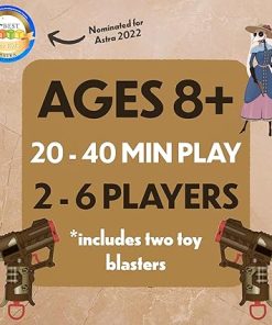 Loot N’ Loaded – The Quick Draw and Item Collecting Card Game with Toy Guns, Great Addition to Your Family, Adult, and Party Games, 2-6 Players 2