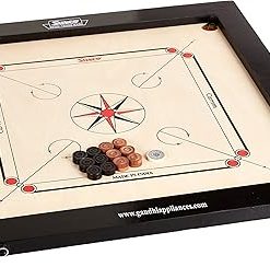 Surco Classic Kids Carrom Board with Coins and Striker 4mm Size
