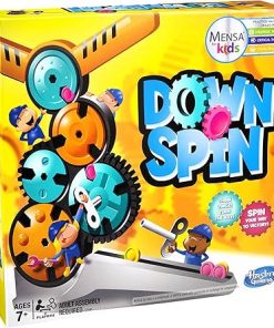 Hasbro Gaming Downspin Board Game for Family Fun and Excitement