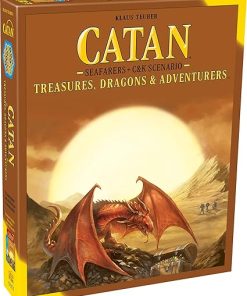 CATAN Treasures and Dragons Scenario Expansion for Strategy Board Game