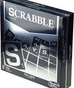 Scrabble Silver Line Edition Board Game by Hasbro for Family Fun