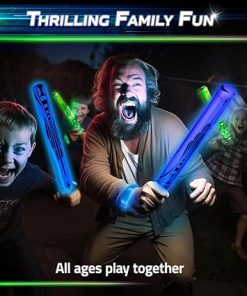 Starlux Games Glow Battle Family Pack – Fun Glow Sword Game for 2-8 Players 2