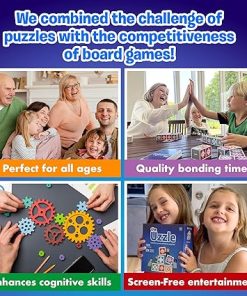 Board Game Bundle for 2-8 Players Family Fun Ages 4+ Block Puzzles 2