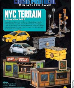 Marvel Crisis Protocol NYC Terrain Pack for Miniatures Battle Game 2