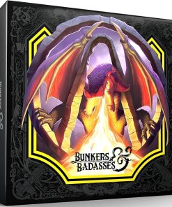 Bunkers and Badasses RPG Deluxe Edition Box with Book Miniatures and More