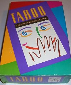 Taboo The Game of Unspeakable Fun 1989 Edition Family Game