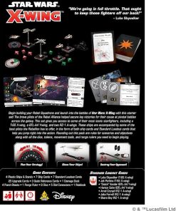 Rebel Alliance Squadron Starter Pack for X-Wing Miniatures Game 2