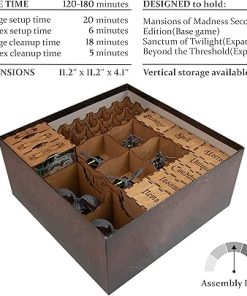 Mansions of Madness Organizer Insert for 2nd Edition and Expansions 2