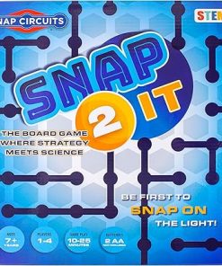 Snap Circuits SNAP 2 IT Board Game for Kids Family Game Night