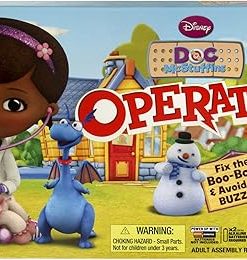 Doc McStuffins Operation Board Game for Kids Fun and Learning