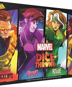 X-Men Dice Throne Box 2 featuring Cyclops, Jean Grey, Gambit, Rogue