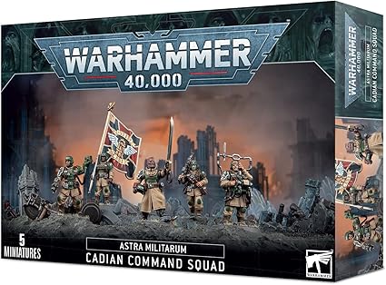 Astra Militarum Cadian Command Squad Warhammer 40k Games Workshop Astra Militarum Cadian Command Squad Warhammer 40k Games Workshop