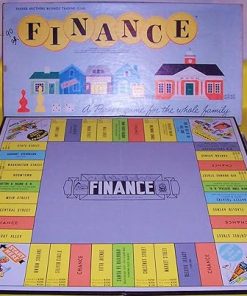 Vintage 1958 Finance Board Game Toy Business Trading Game