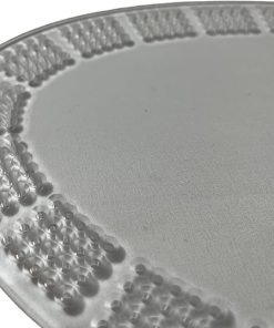 Oval Cribbage Board Template with Four Lanes Made in the USA 2