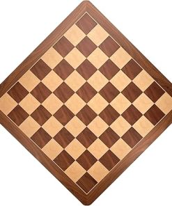 21 Inch Walnut Root Chessboard for Classic Game Enjoyment 2