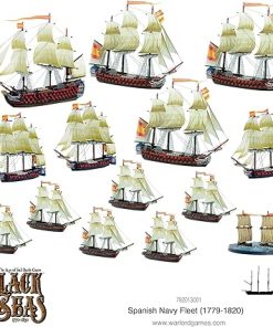 Warlord Black Seas Age of Sail Spanish Navy Strategy Board Game