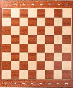 Extra Large Sapele and Maple Chess Board for Beginners and Adults