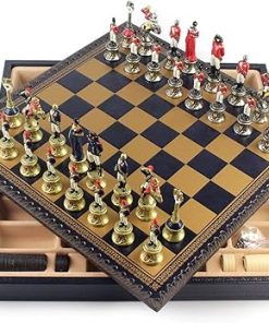 Chess Board 219GB with Small Napoleon Chess Pieces for Purchase 2