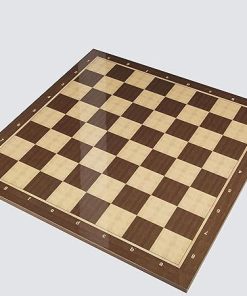 Mega Size Walnut Unscratchable Polished Chess Board for Family Fun