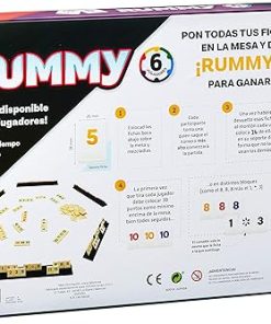 Game Rummy 6 Multicolor 29775 for Fun Family Card Play 2