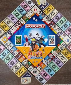 Naruto Monopoly Collectible Game Featuring Iconic Anime Locations 2