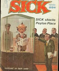 Sick Magazine Issue 8 September 1961 TV Game Shows Peyton Place VG