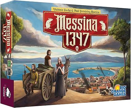 Messina 1347 Board Game by RIO Grande Games for 1-4 Players Ages 14+ Messina 1347 Board Game by RIO Grande Games for 1-4 Players Ages 14+