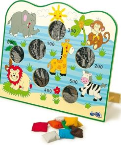 Legler Small Foot 7730 Wooden Throwing Board with Colorful Bags for Kids