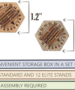 SMONEX Monster Stands 30 pcs for Gloomhaven with Health Tracker 2