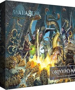 Maladum Oblivion’s Maw Expansion – Fantasy Dungeon Crawler Game Immersive Terrain Solo, Co-op and Adversarial Play