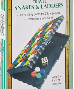 House of Marbles Magnetic Snakes and Ladders Family Board Game 2