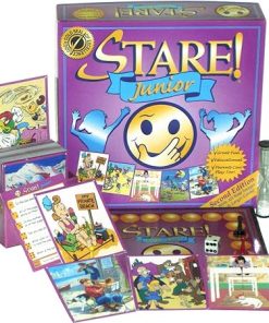 Stare Junior + Jinx + Wit’s End = Triple Play Family Board Game Bundle for Kids and Adults 2