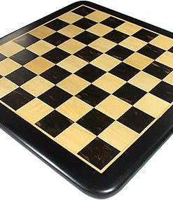 Collectible Rosewood Wooden Chess Game Board Without Pieces – Appropriate Wooden & Brass Chess Pieces Chessmen Available Separately by StonKraft Brand (21 x 21)
