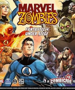Marvel Zombies: A Zombicide Game – Fantastic 4: Under Siege – Defend or Corrupt Marvel’s First Family in the Apocalypse! Cooperative Strategy Game, Ages 14+, 1-6 Players, 90 Min Playtime, Made by CMON 2