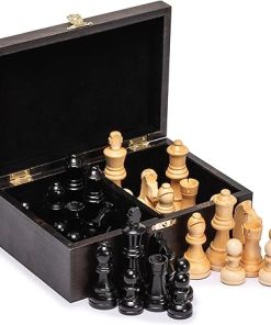 Husaria Staunton Tournament No 6 Chess Set with Extra Queens and Box