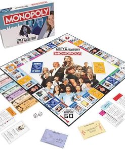 Monopoly: Grey’s Anatomy Board Game | Featuring Ferry Boat, Clipboard, Scrub Top, and More | Buy, Sell, Trade Iconic Doctors from Miranda Bailey to Meredith Grey | Officially Licensed Collectible 2