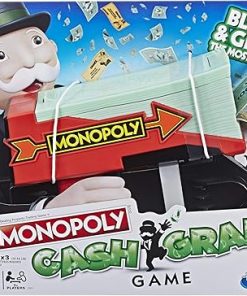 Hasbro Gaming Monopoly Cash Grab Board Game for Family Fun
