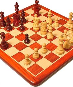 Wooden Chess Board Set 18×18 inch with 32 Chessmen and Extra Queens 2