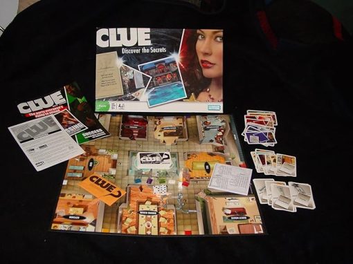 Hasbro Clue Board Game Discover the Secrets of Mystery Fun