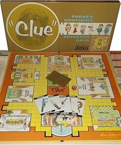 Vintage 1963 Clue Detective Game Classic Board Game Collectible