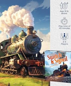 Kosmos Switch and Signal Cooperative Family Strategy Train Game 2-4 Players 2