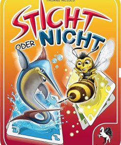 Pegasus Spiele 18107G Sticht Oder Nicht Metal Box Game