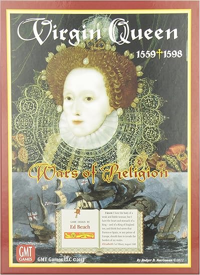 GMT Games Virgin Queen Strategy Board Game Overview GMT Games Virgin Queen Strategy Board Game Overview