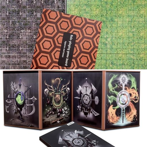 Hexers Game Master Bundle Game Screen and Board Terrain for RPGs